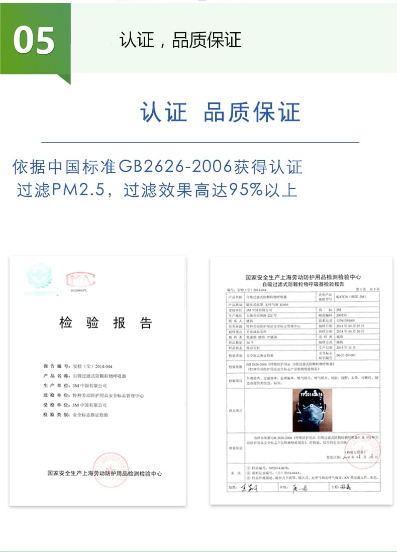 3M 8247CN KN95 防颗粒物口罩 （头戴式、活性炭、减除有机蒸气异味）